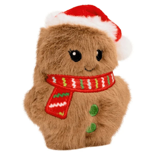 KONG Holidays Snuzzles Santa Gingerbread XS - Brinquedo de Natal para Cão Mini