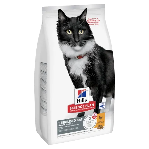 Hills Science Plan Sterilised Mature Adult 7+ Cat with Chicken | 1.5 kg