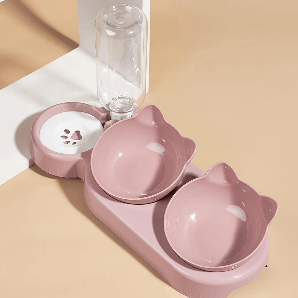 Slow Feeder Silicone Bowl / Stainless Steel Water Bowl