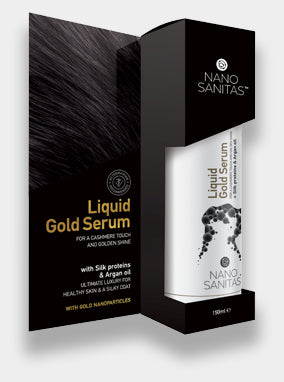 Nano Sanitas Liquid Gold Serum for Silky and Shiny Coat