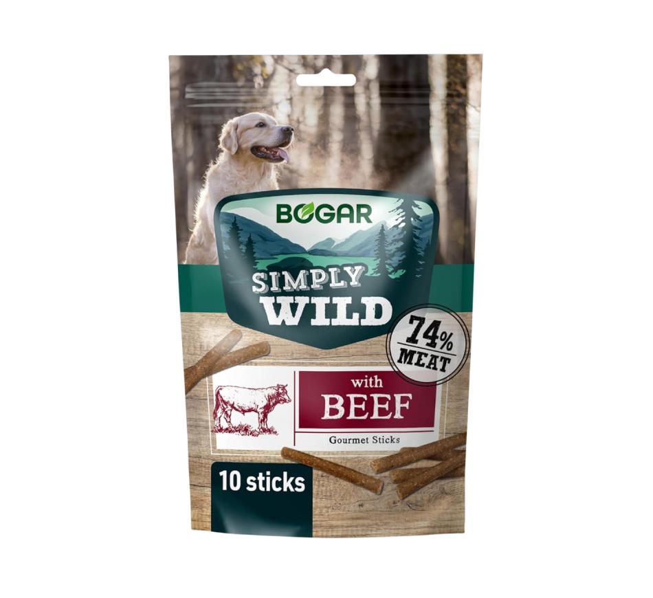 Bogar Simply Wild Gourmet Sticks Carne Vaca - 110 g