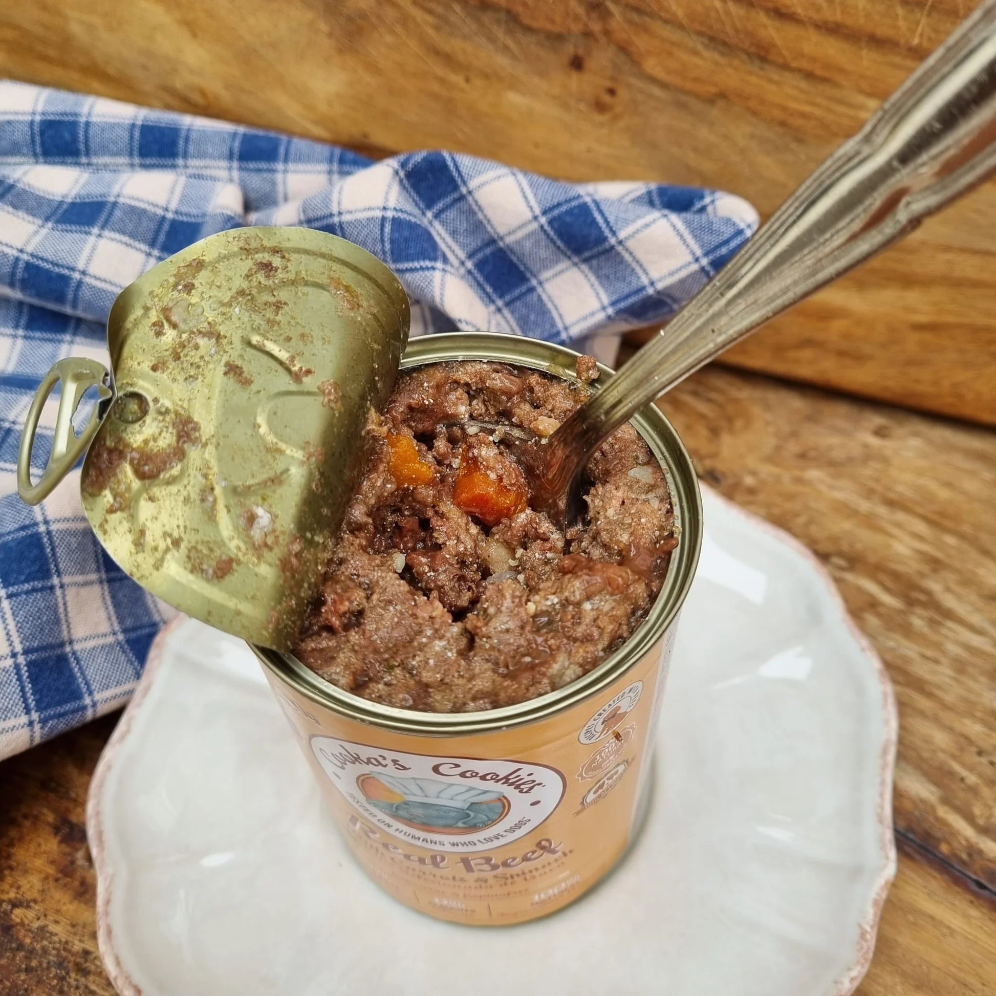 Cooka´s Cookies Real Beef with Potatoes and Spinach 400g