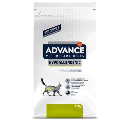 Advance Hypoallergenic Veterinary Diets para gatos | 1,25 Kg - DOGGIE STORE