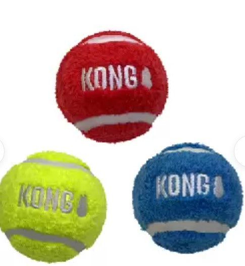 Brinquedo para cão Kong Sport Softies Balls | 3 unidades