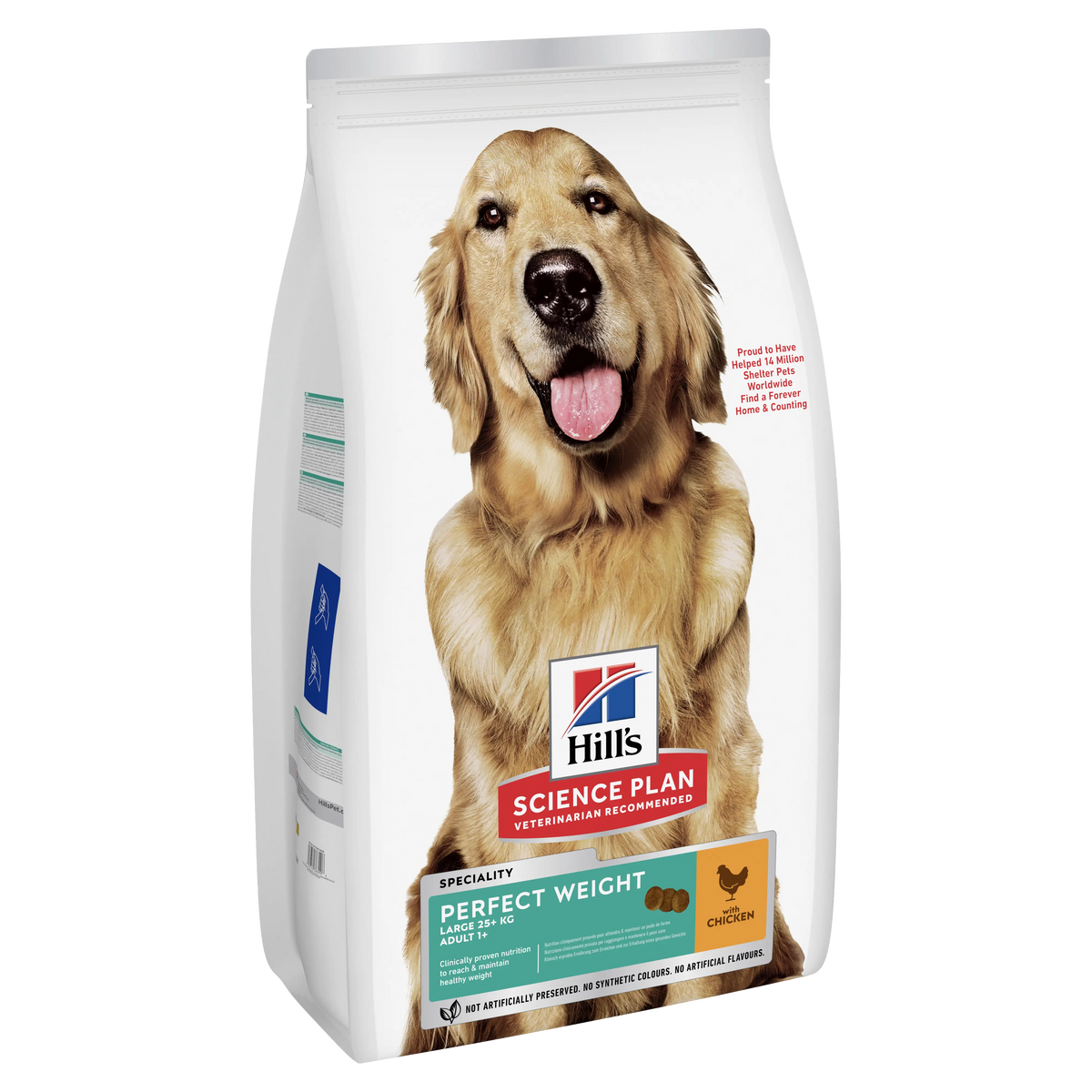 Hill's Science Plan Large Adult 1+ Perfect Weight com Frango | 12 kg