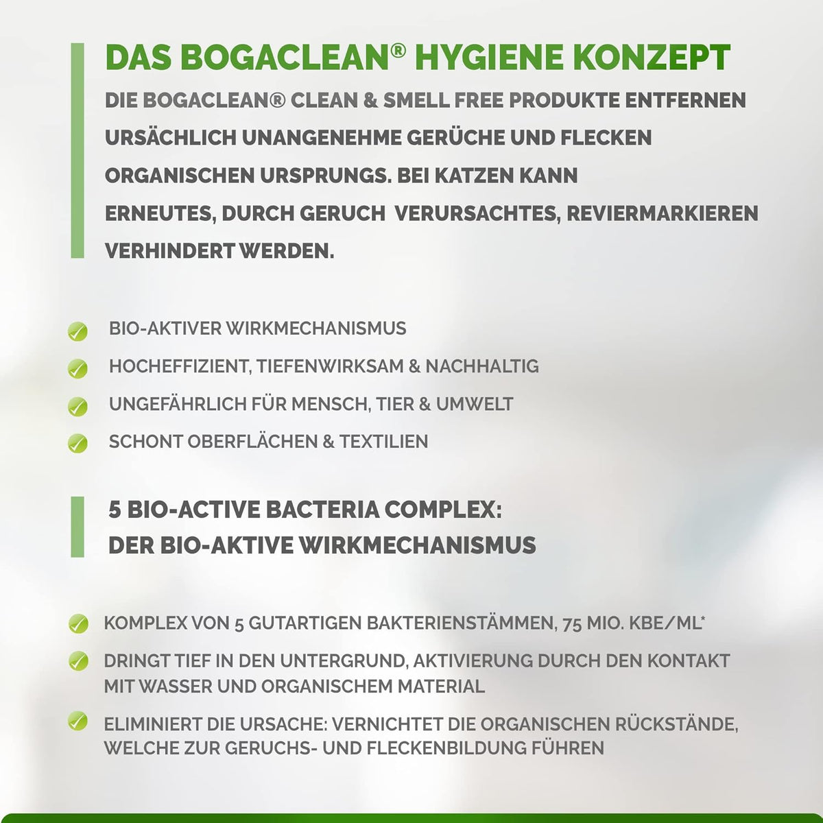 bogaclean Clean and Smell Free - Concentrated cleaning agent 1000 ml