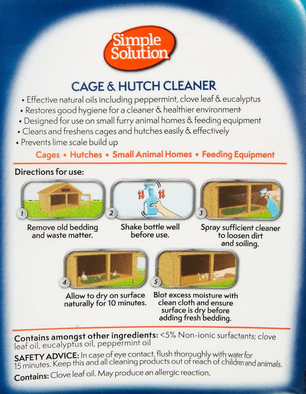 Simple Solution Cage & Hutch Cleaner 500ml
