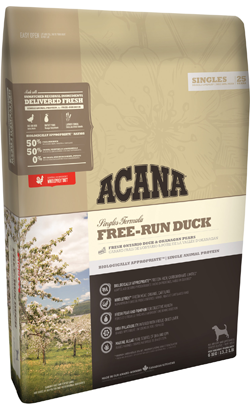 Acana Singles Dog Free-Run Duck - DOGGIE STORE