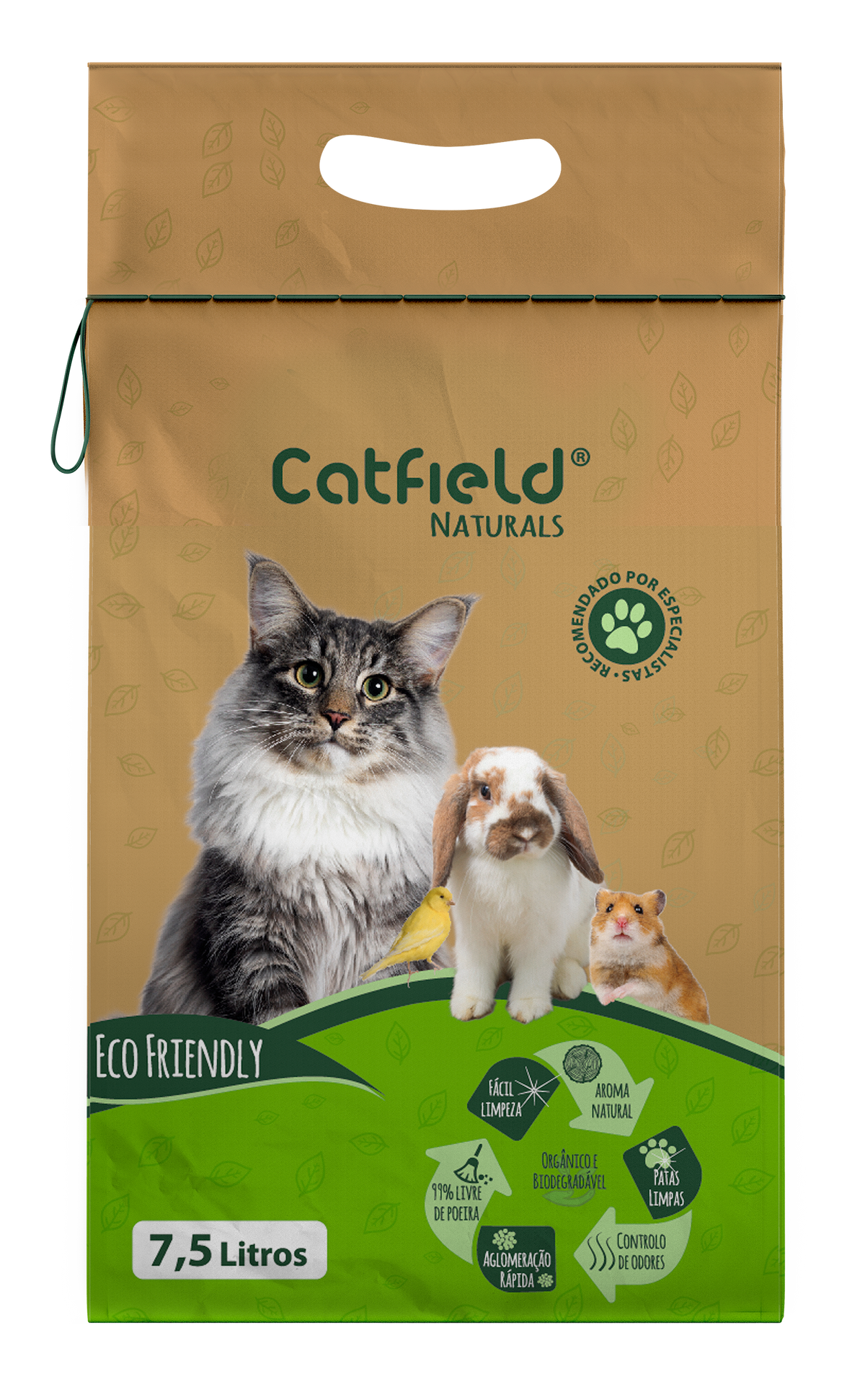 Catfield - Wood Pellets for cats and rodents 7.5 Lt