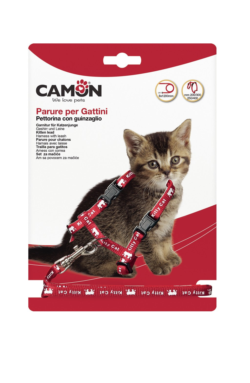 Peitoral com Trela para Gatinho