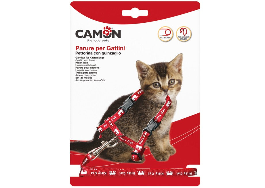 Peitoral com Trela para Gatinho