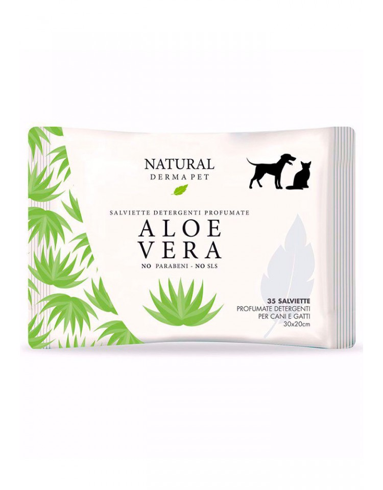 Toallitas de talco para mascotas Natural Dema