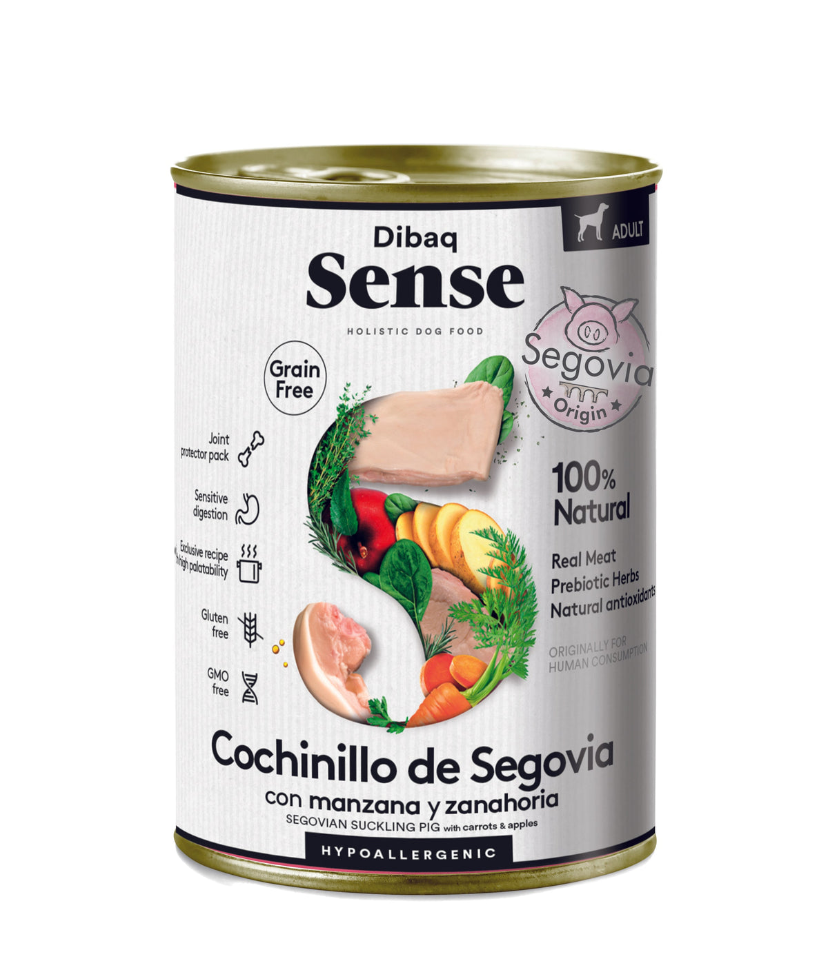 Húmido Dibaq Sense Leitão de Segóvia - DOGGIE STORE