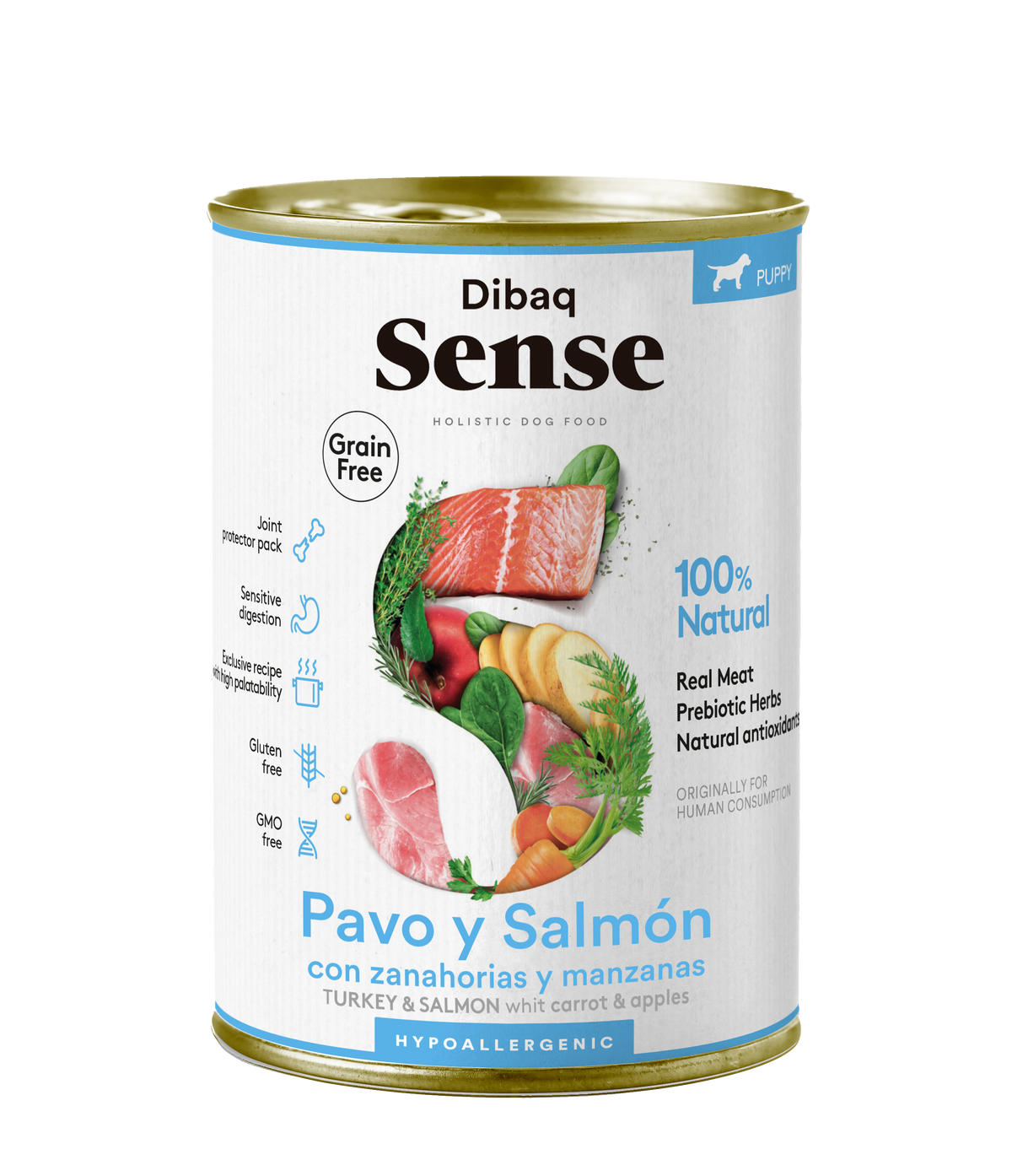 Húmido Dibaq Sense Salmão&Peru Puppy - DOGGIE STORE