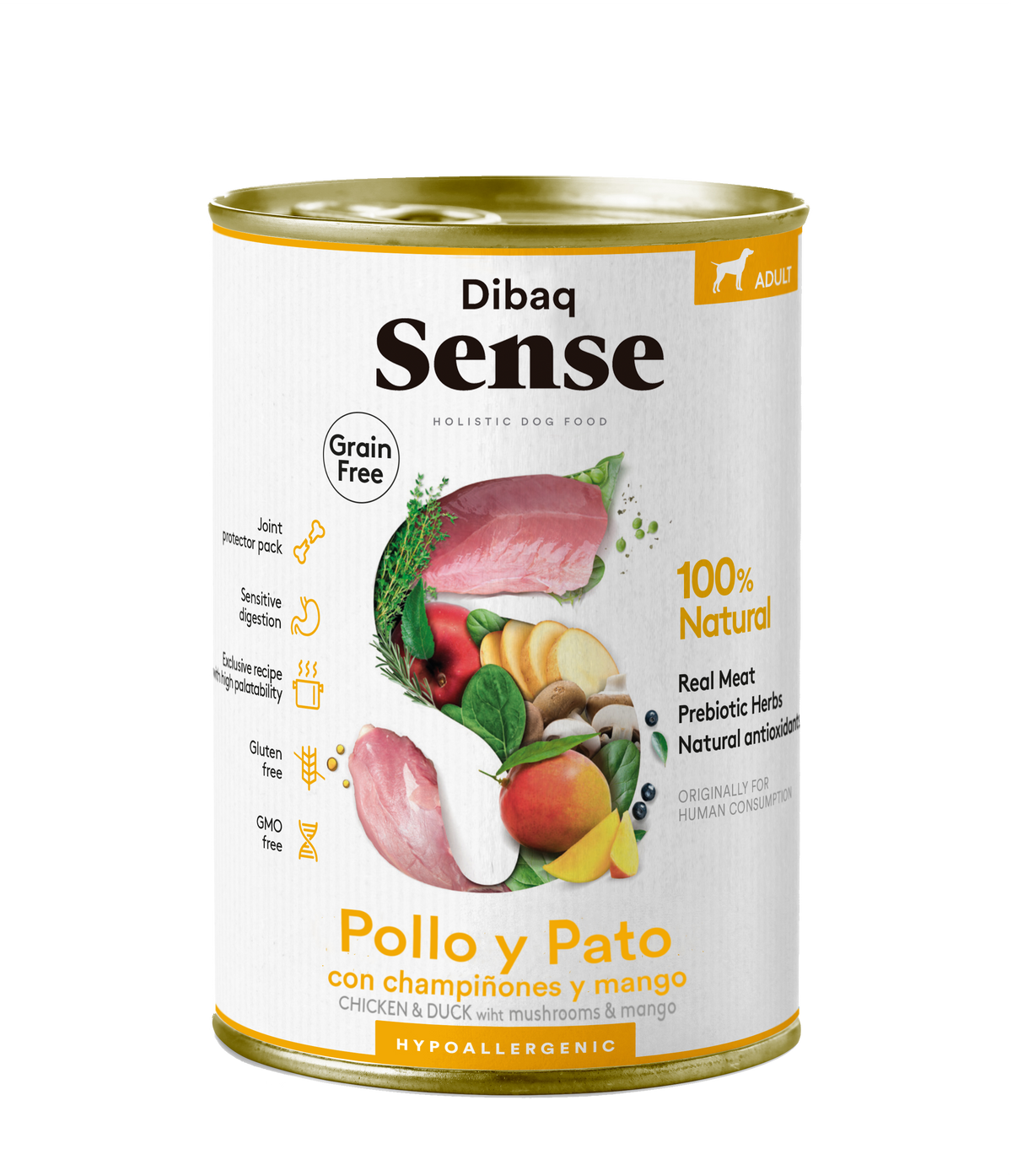 Húmido Dibaq Sense Frango&Pato - DOGGIE STORE