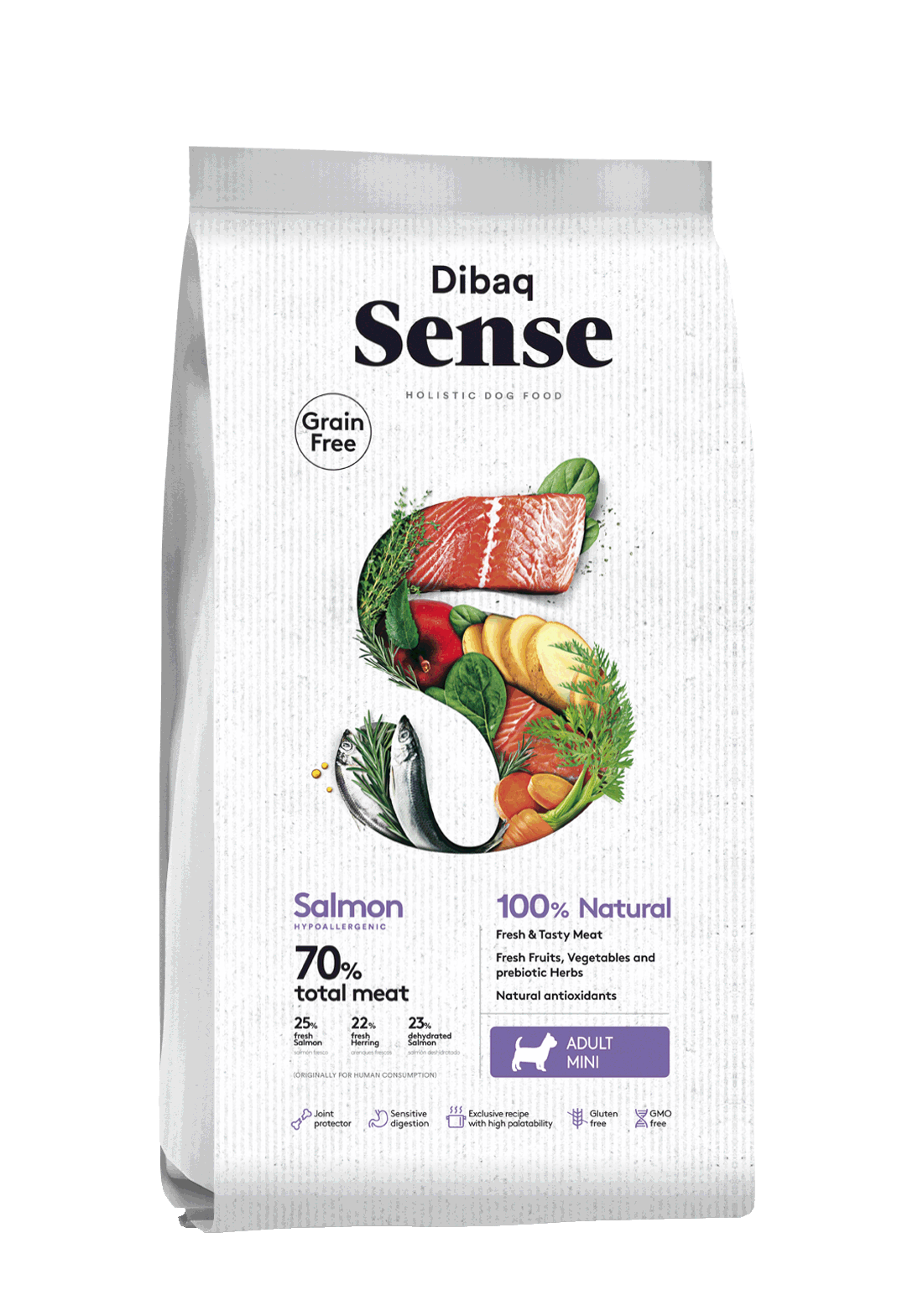 Dibaq Sense Grain Free Salmão Mini - DOGGIE STORE