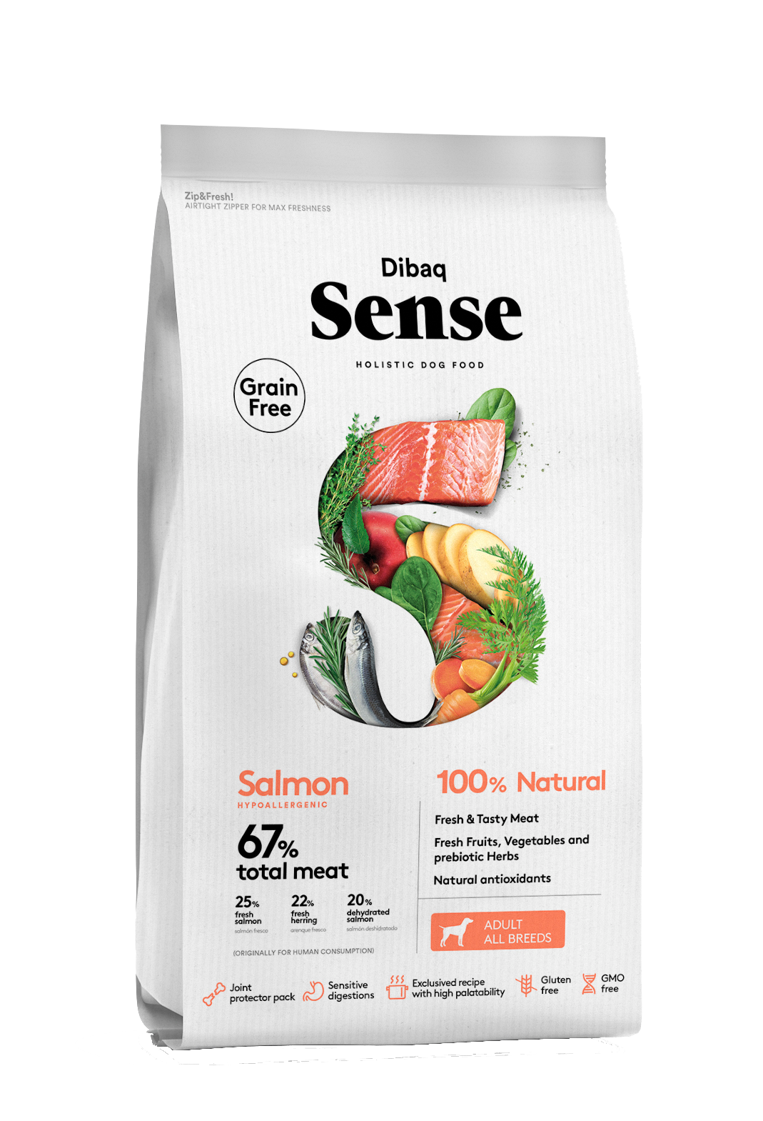Dibaq Sense Grain Free Salmão - DOGGIE STORE