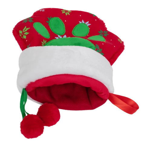 KONG Holiday Stocking Paw L – Meia de Natal para Animais de Estimação