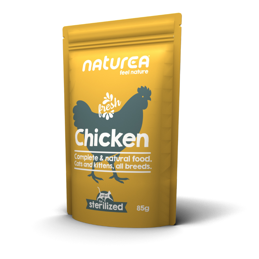 Saqueta Naturea de comida húmida para gato | Frango - Pack 12 x 85g