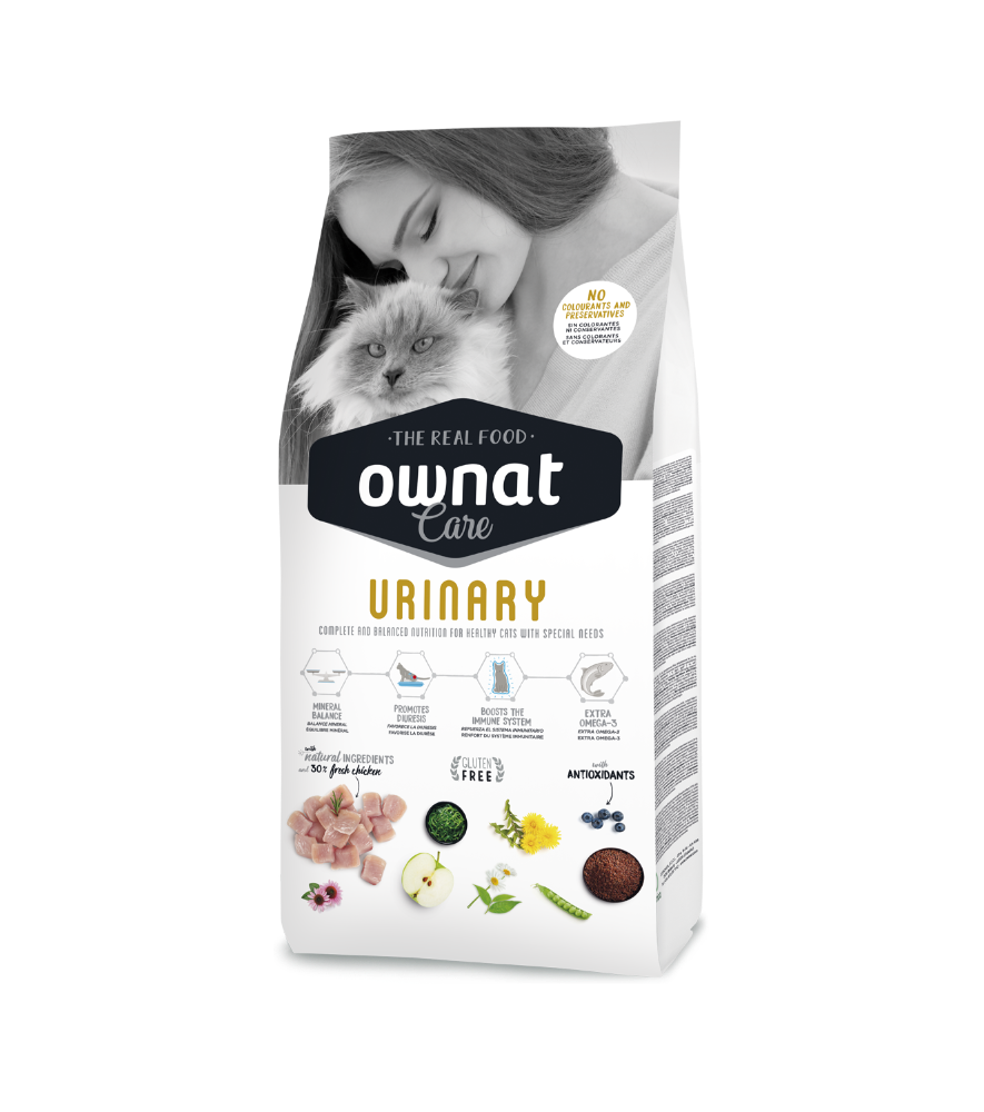 Ownat Care Urinary Cat - Ração para cuidado do trato urinário