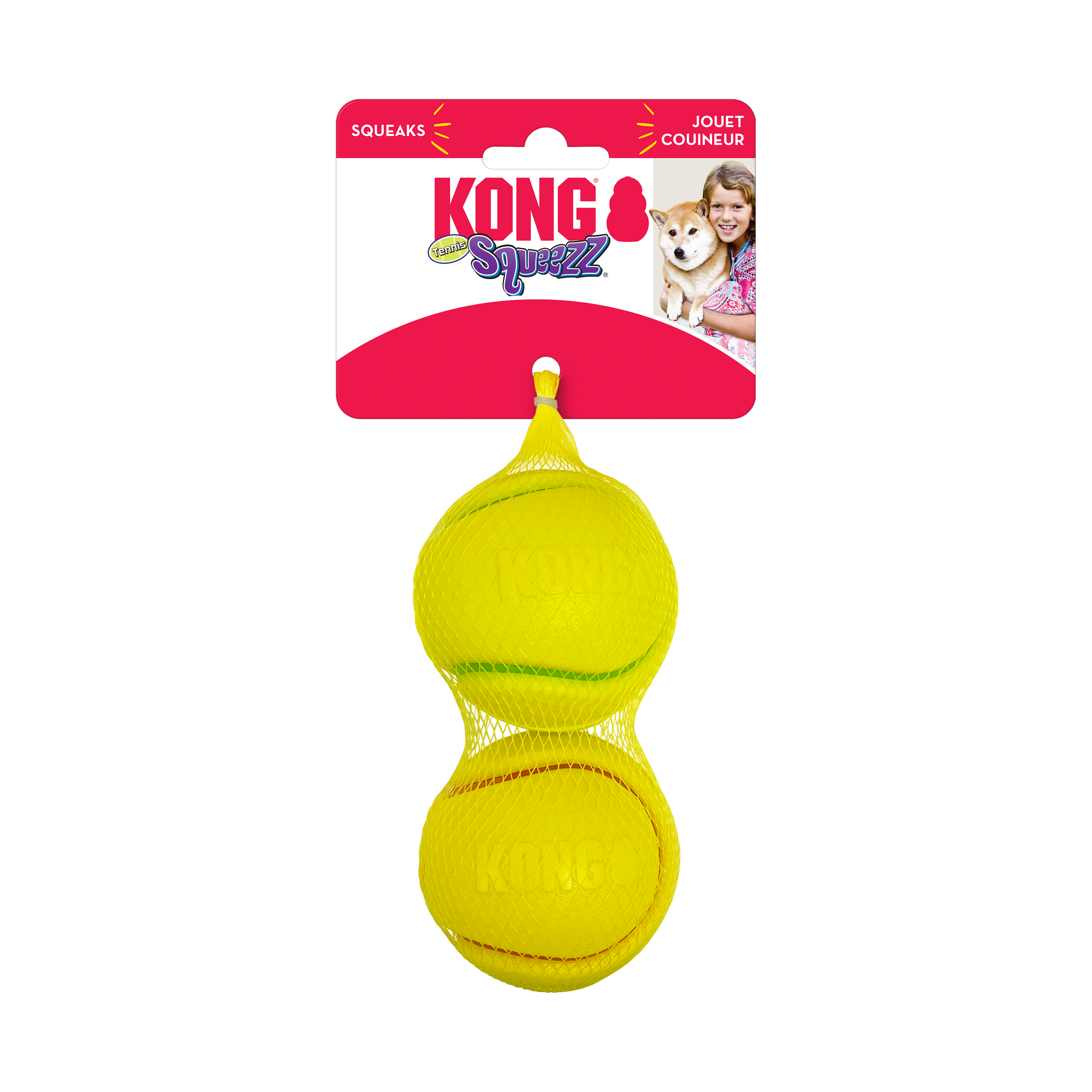 Kong Squeezz Tênis | 2 Unidades