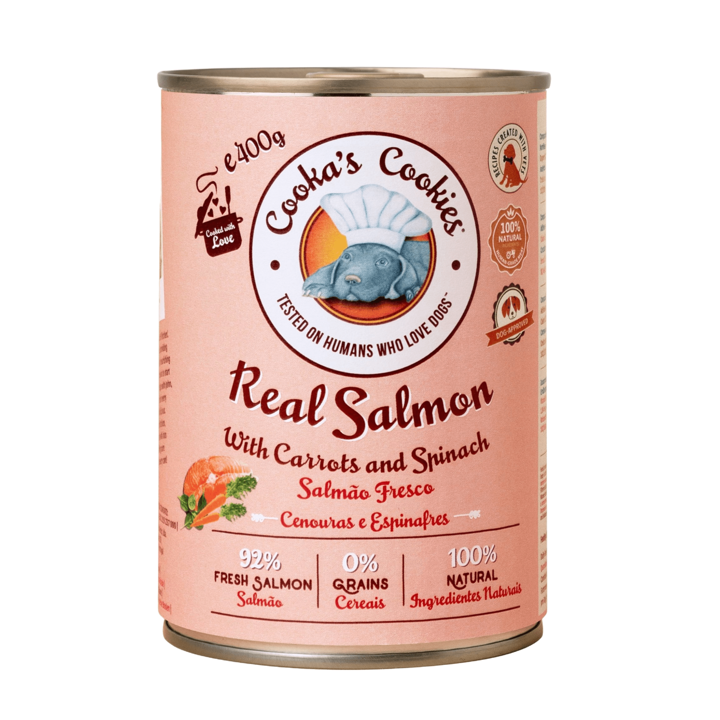 Real Salmon, Carrots & Spinach