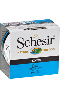 Schesir Dog Atum em Gelatina | Wet (Lata) | 10 x 150 g