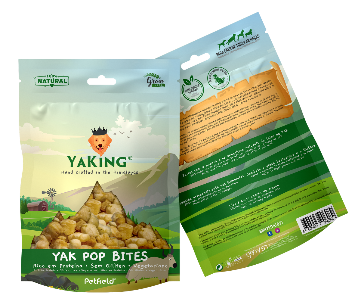 Yaking – Snacks Yak Pop Bites para cães