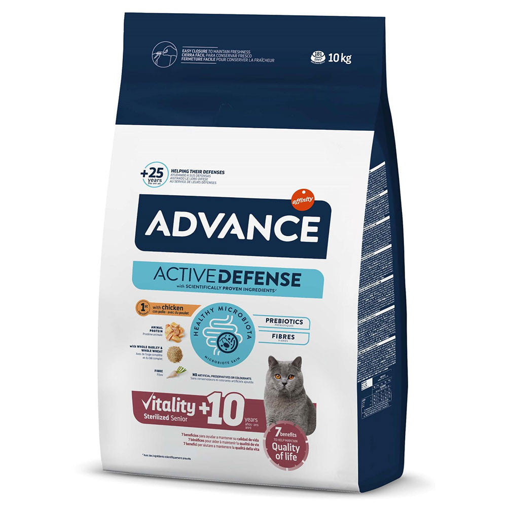 Advance Cat Sterilized Senior +10 | Frango 1,5 kg - DOGGIE STORE