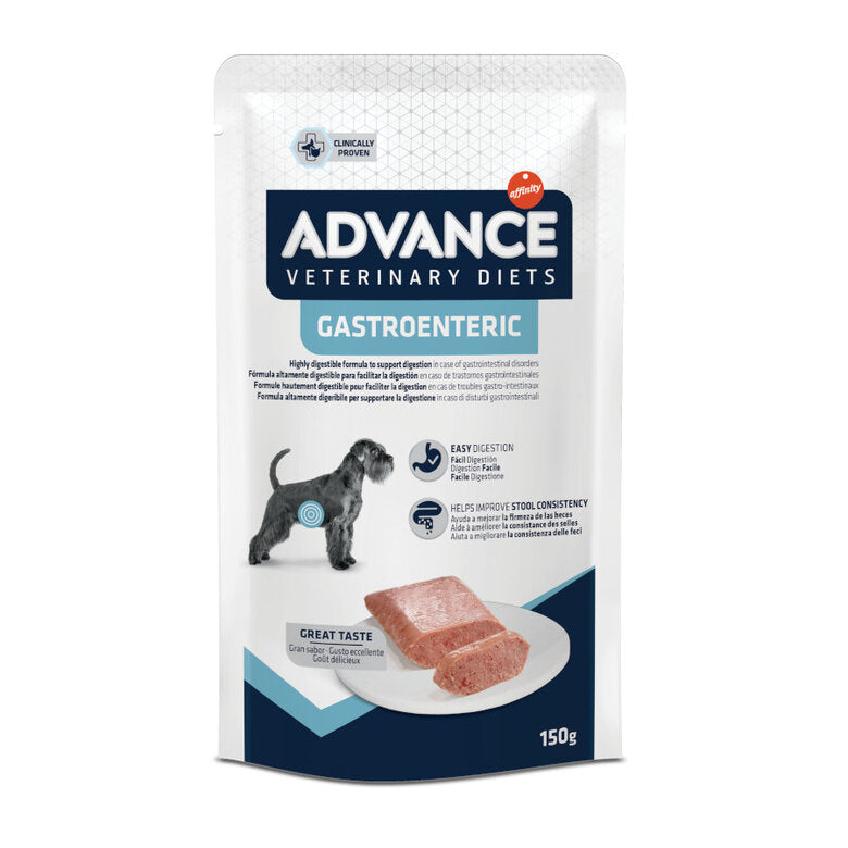 Advance Vet Dog Gastroenteric | Pack (Saqueta) | 8 x 150 g - DOGGIE STORE