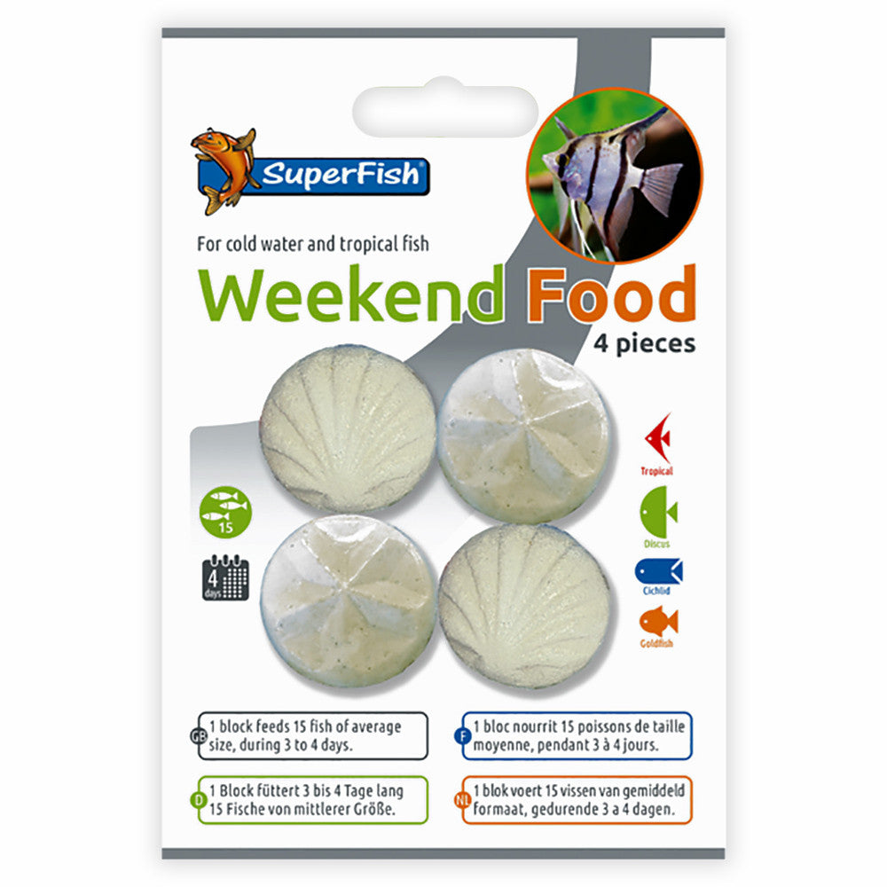 Alimento de fim de semana para peixes - Superfish