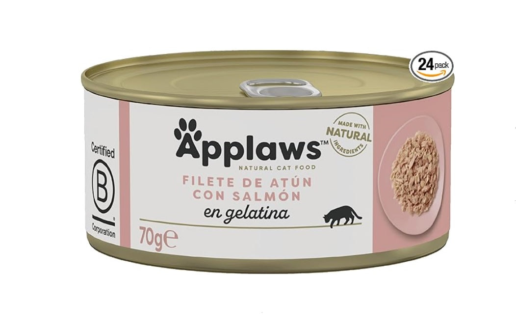 Applaws - Ração húmida para gatos | Filete de Atum com Salmão
