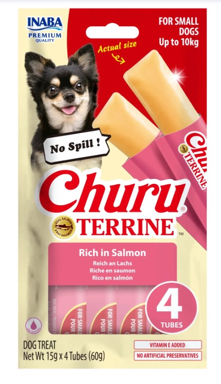 Churu Terrine para cães de pequeno porte com menos de 10 kg | Salmão