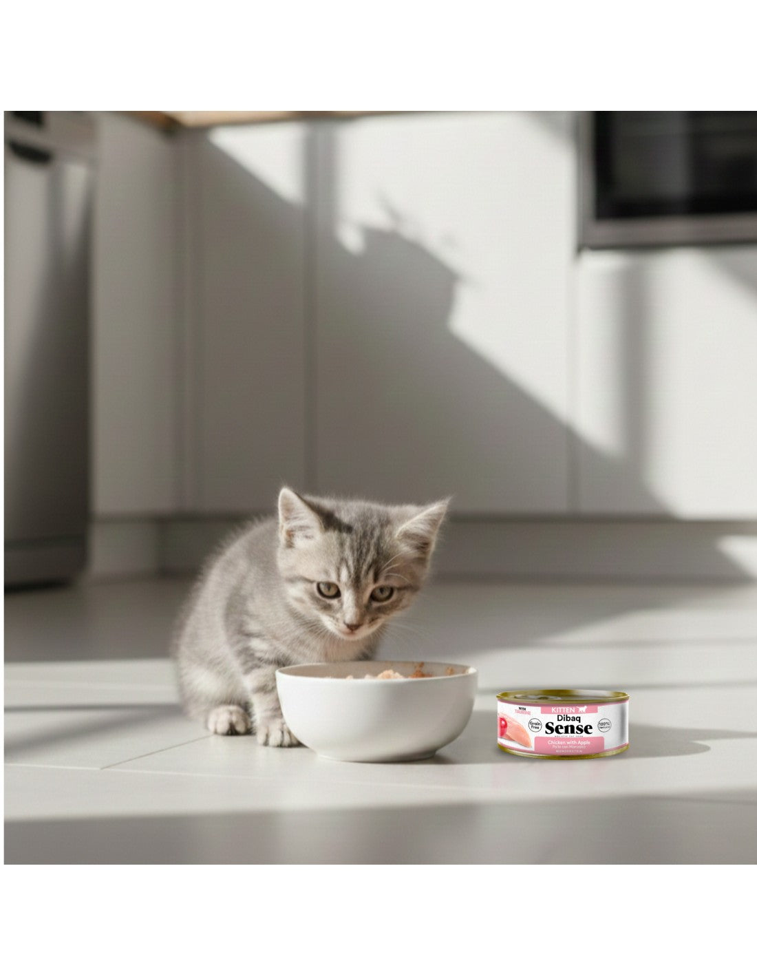 Dibaq Sense Cat Kitten Frango com Maçã