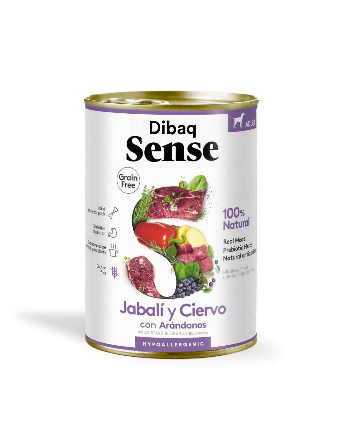 Húmido Dibaq Sense Wild com Veado e Javali