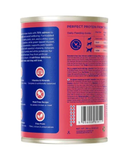 Comida húmeda para perros Petfield | Cordero y pera 400g