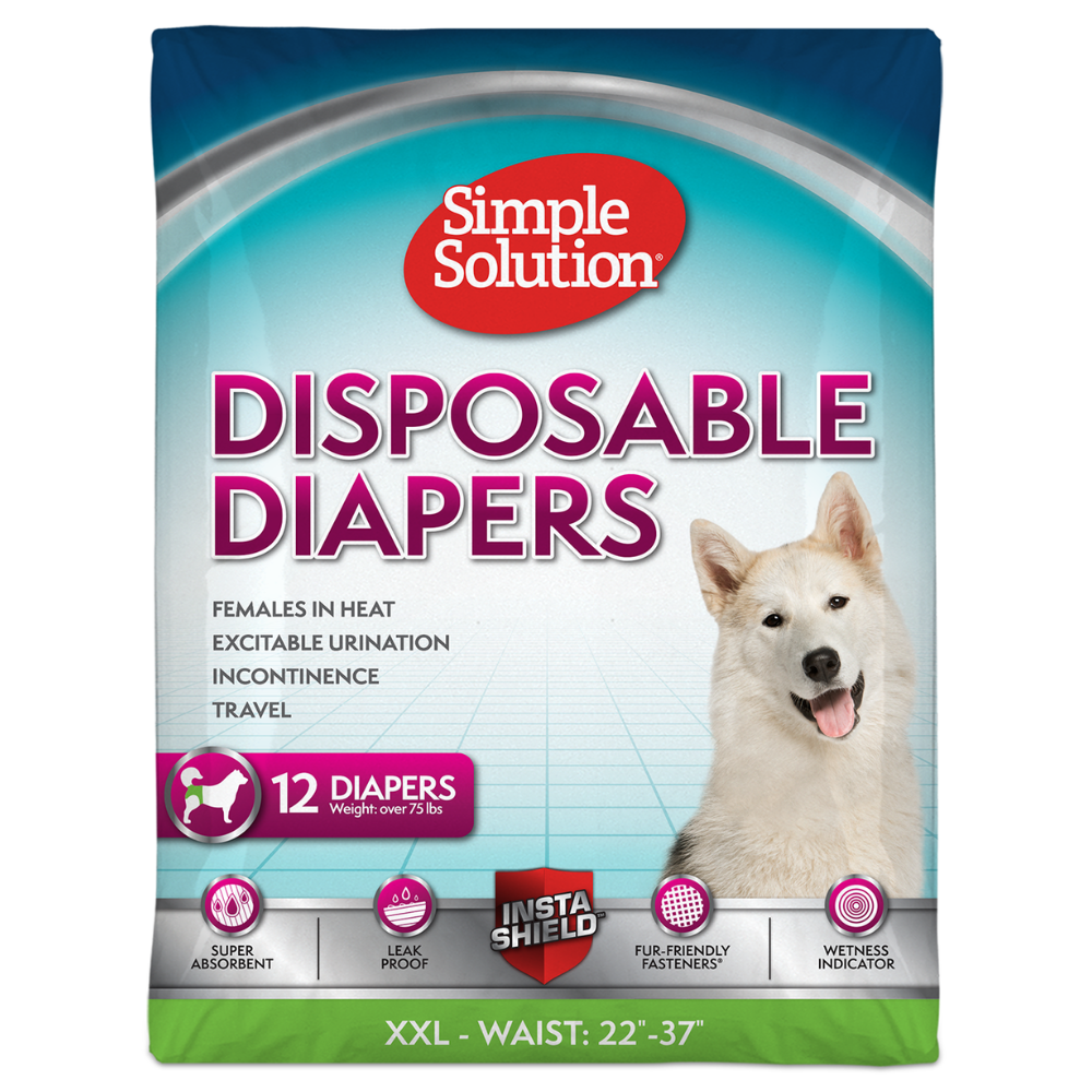 Simple Solution Disposable Diapers for Male Dogs