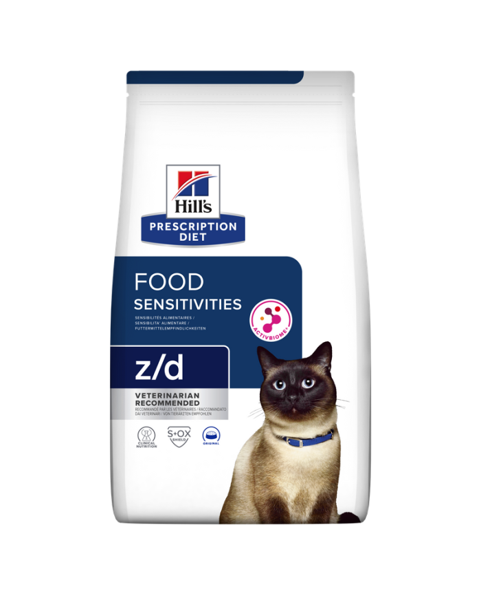Hills Prescription Diet Food Sensitivities Feline z/d 1,5 kg - Ração seca para gato com sensibilidades alimentares