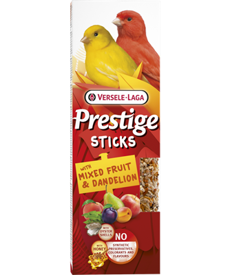 Sticks para Canários - Frutas e dente de leão