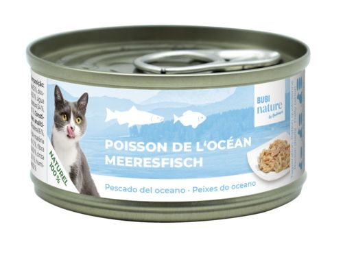 Bubi Nature para gato - Peixe do Oceano 70g