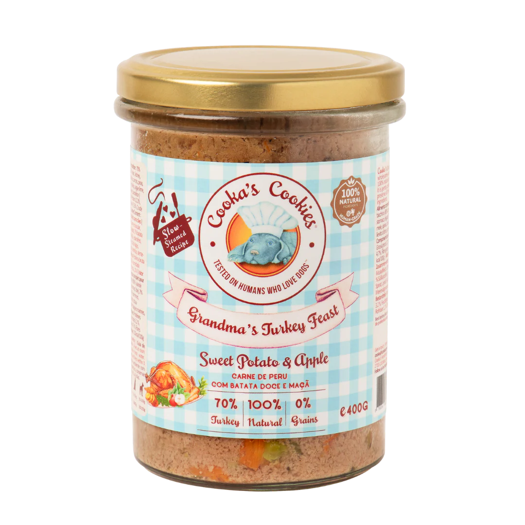 Cooka's Cookies wet food - Grandma’s Turkey feast