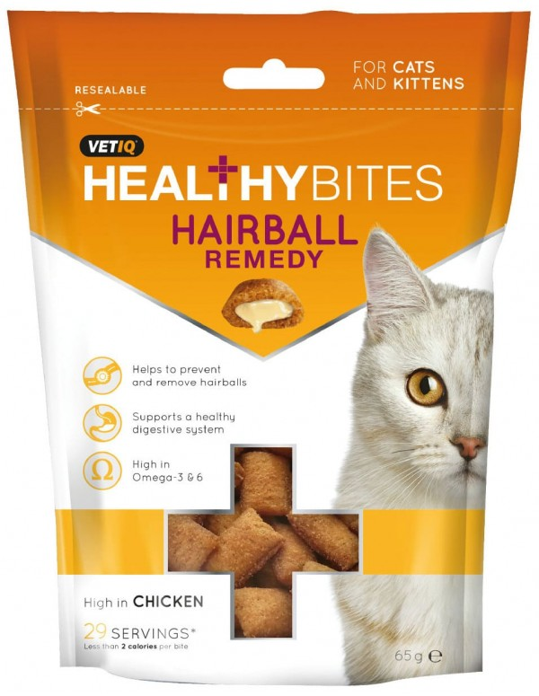 HEALTHYBITES HAIRBALL REMEDY CAT TREATS | 65G