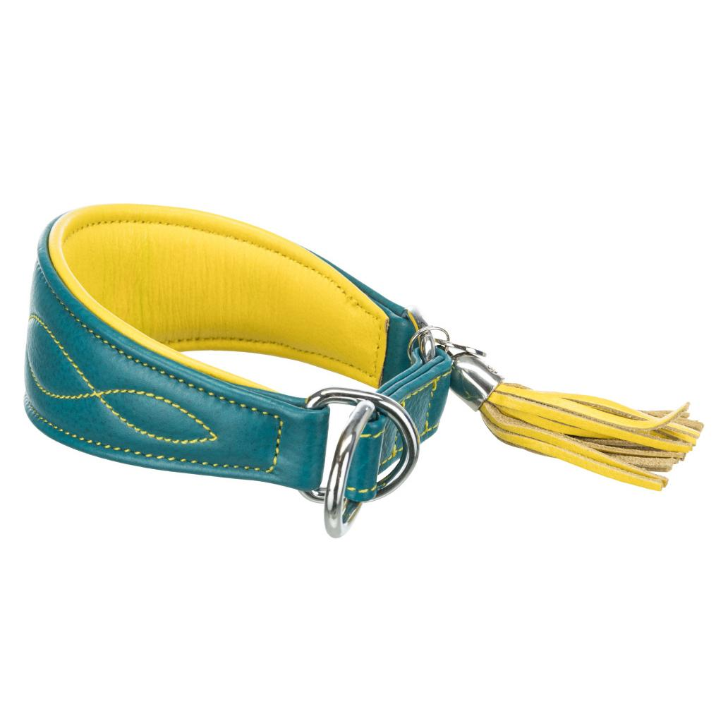 COLEIRA EM PELE "ACTIVE COMFORT" PARA GALGO