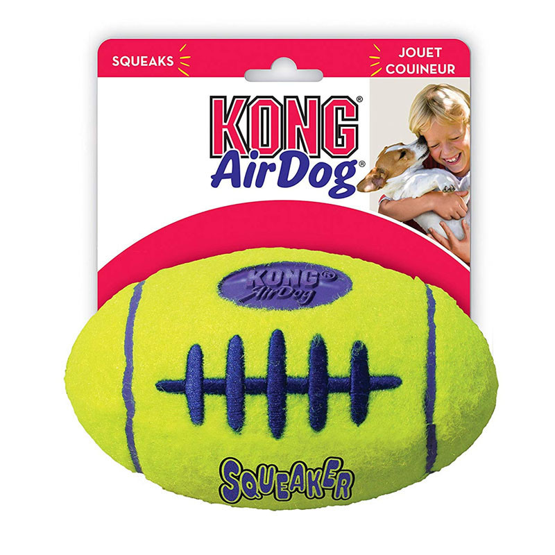 Kong airdog squeaker football