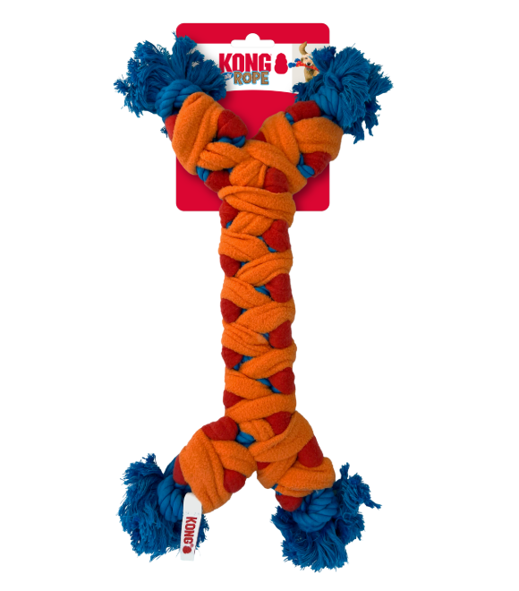 KONG Rope Rally Bone - Brinquedo para cão