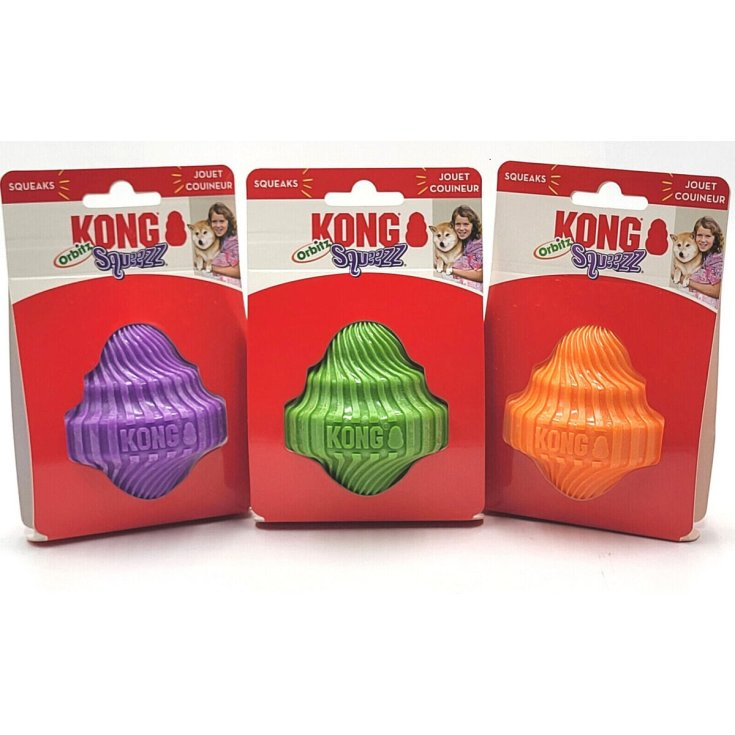 KONG Squeezz Orbitz - Brinquedo para cão