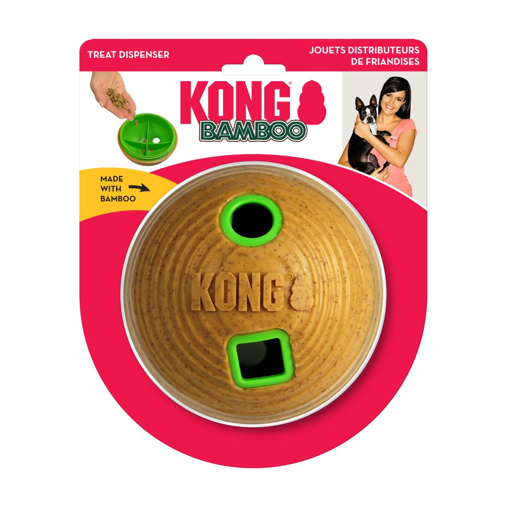 KONG Bamboo Feeder – Dispensador Interativo de Alimento em Bambu
