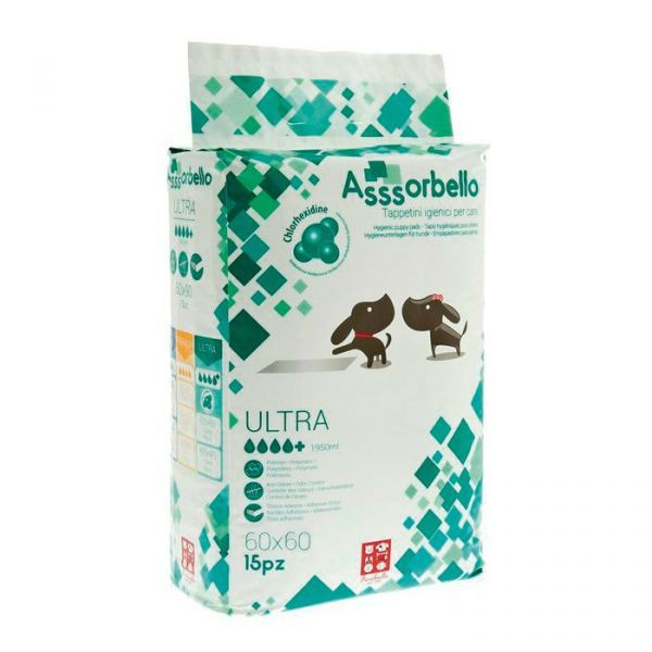 Resguardos Ultra com Clorexidina - Assorbello Ferribiella (60X60 - 50 unidades)