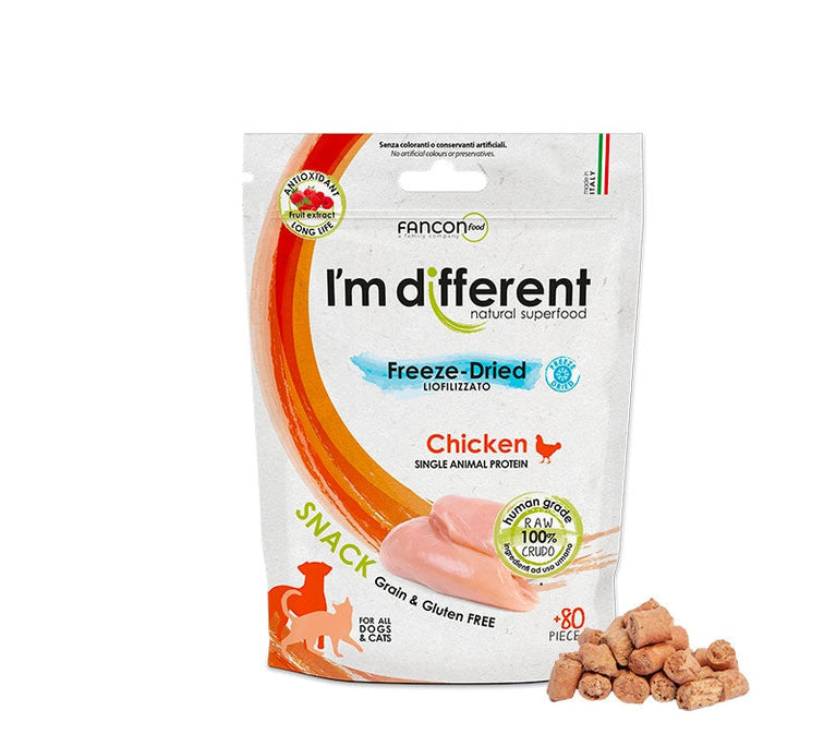 Freze Dried Snaks para Cão e Gato I'm Difrent 40g