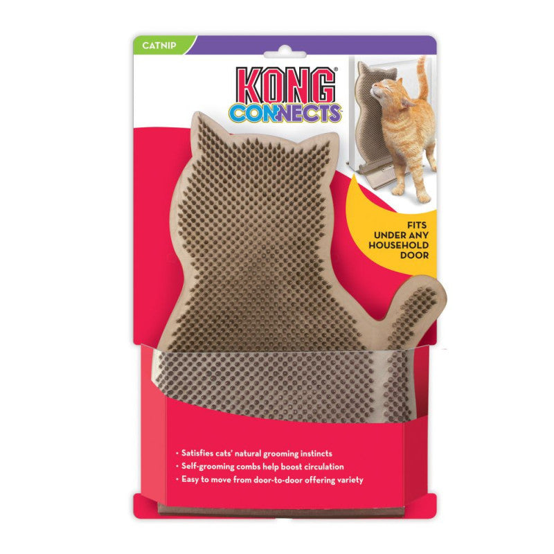 Kong Connects Kitty Comber - Escova de autolimpeza para gatos